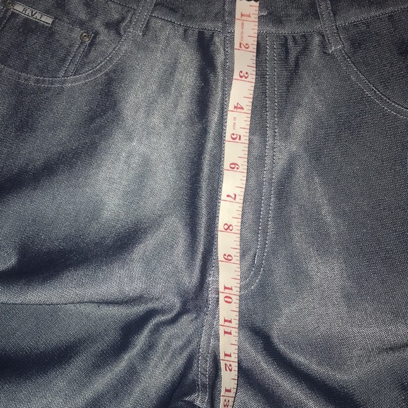 R.V.T. Women’s silver denim pants. Size 18 - Picture 11 of 14